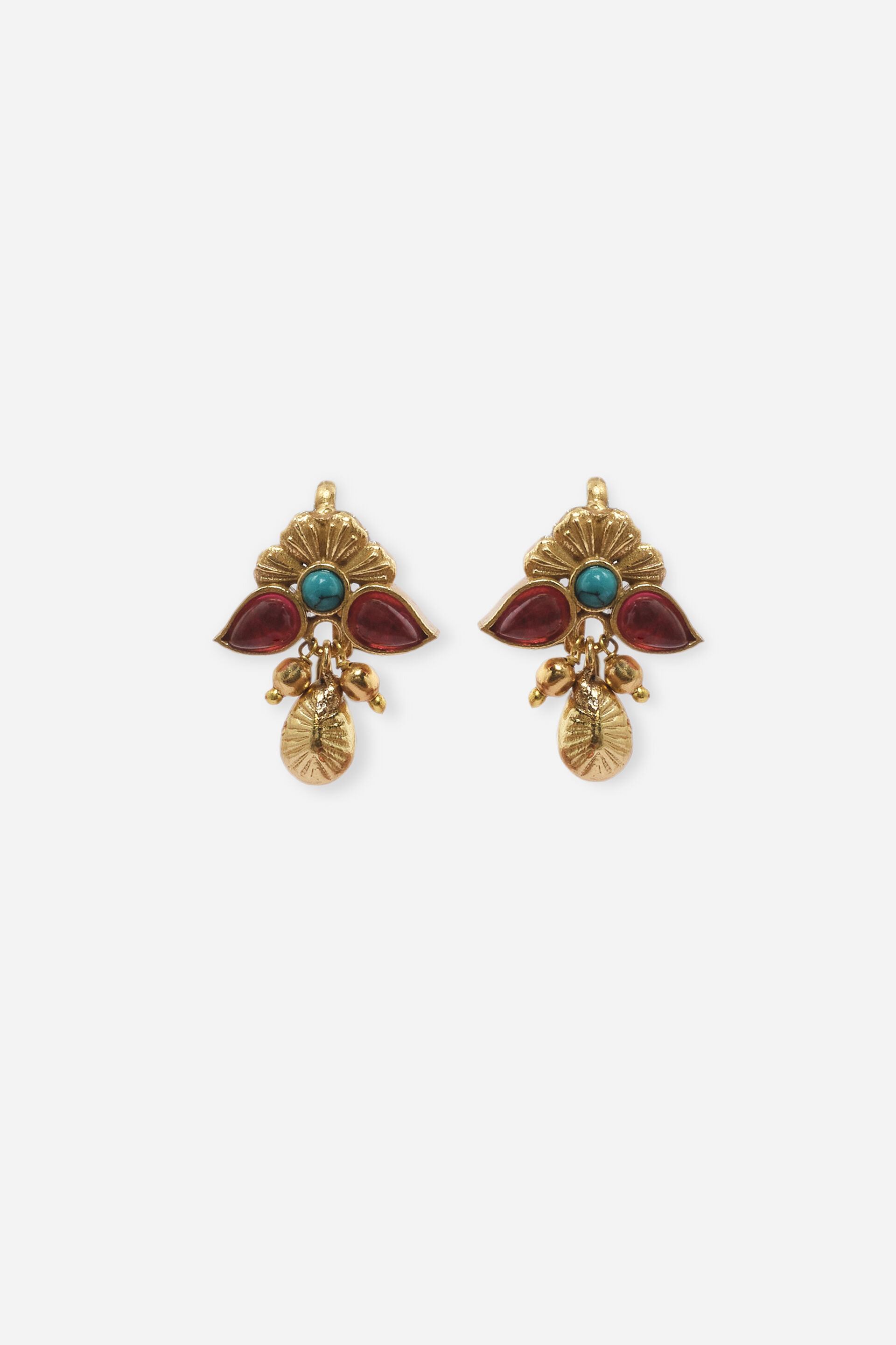 Floral Motif Earrings, , image 2